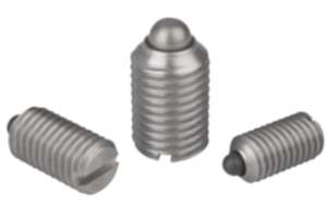 Pressori a molla con intaglio e puntale, acciaio inox - inch Pressori a molla con intaglio e puntale, acciaio inox - inch