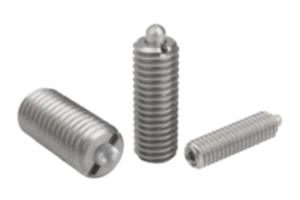 Poussoir à ressort à six pans creux et avec doigt d‘appui, acier Inox - inch Poussoir à ressort à six pans creux et avec doigt d‘appui, acier Inox - inch