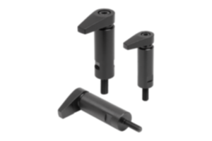 Crochet de bridage avec embase avec bride de serrage rallongée Crochet de bridage avec embase avec bride de serrage rallongée