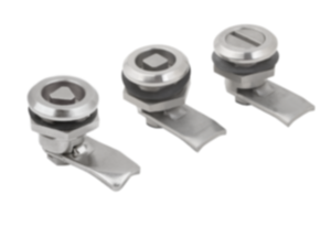 Serratura girevole acciaio inox, compatta, con diametro dell'alloggiamento di 20 mm Serratura girevole acciaio inox, compatta, con diametro dell'alloggiamento di 20 mm