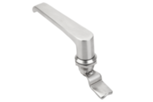 Quarter-turn locks with L-grip, stainless steel 1.4301, housing diameter 28 mm Quarter-turn locks with L-grip, stainless steel 1.4301, housing diameter 28 mm