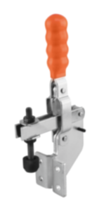 Sauterelle à levier vertical avec embase angulaire et broche de pression réglable Sauterelle à levier vertical avec embase angulaire et broche de pression réglable
