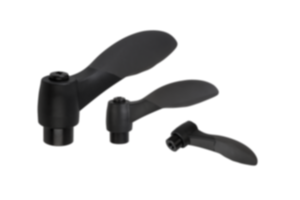 Manette indexable 2K avec taraudage, insert taraudé en acier bruni - inch Manette indexable 2K avec taraudage, insert taraudé en acier bruni - inch