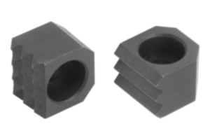 Grippers, tool steel, rectangular with counterbore Grippers, tool steel, rectangular with counterbore
