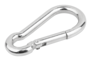Moschettone DIN 5299 in acciaio Forma C Moschettone DIN 5299 in acciaio Forma C