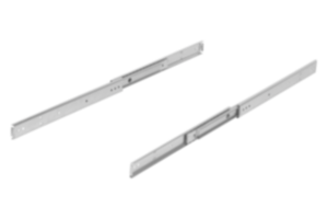 Teleskopschienen Stahl für Seitenmontage, Überauszug, Tragkraft bis 70 kg Teleskopschienen Stahl für Seitenmontage, Überauszug, Tragkraft bis 70 kg