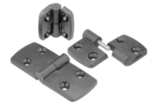 Cerniere in plastica, amovibili, dx Cerniere in plastica, amovibili, dx