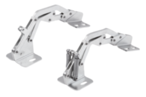 Cerniere in acciaio interne, angolo di apertura 110° Cerniere in acciaio interne, angolo di apertura 110°