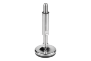 Levelling feet stainless steel for sterile areas Levelling feet stainless steel for sterile areas