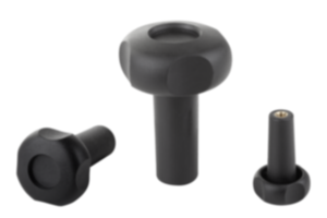 Star grips with extended hub Star grips with extended hub