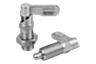Doigts d'indexage verrouillables en Inox  avec butée