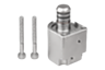 Éléments de serrage et de centrage en Inox pneumatiques