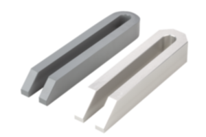 Spanneisen gabelförmig DIN 6315, Stahl und Aluminium