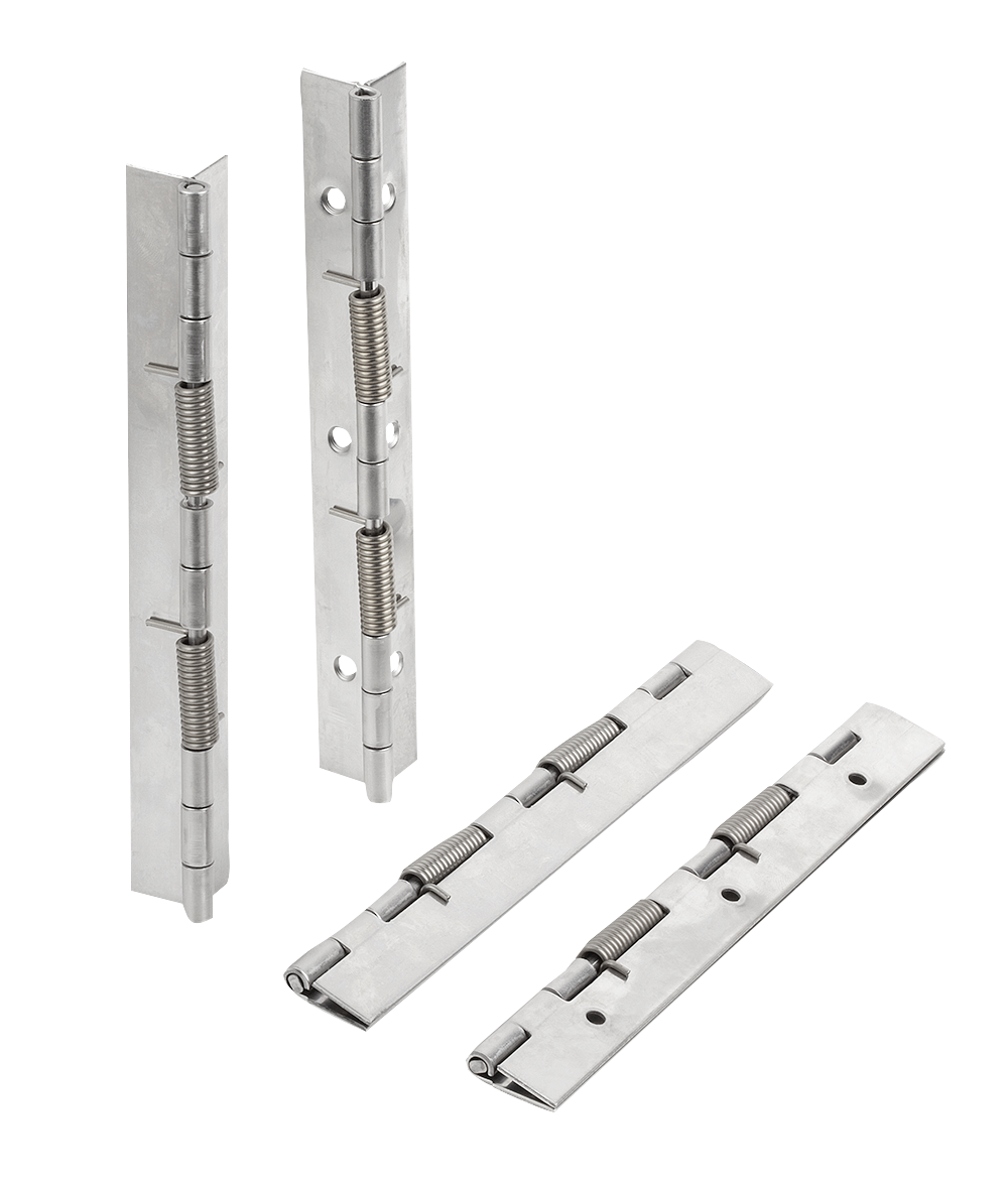 Federscharniere aus Stahl oder Edelstahl 180 mm