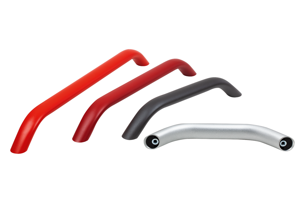 Rohrgriffe Aluminium rund