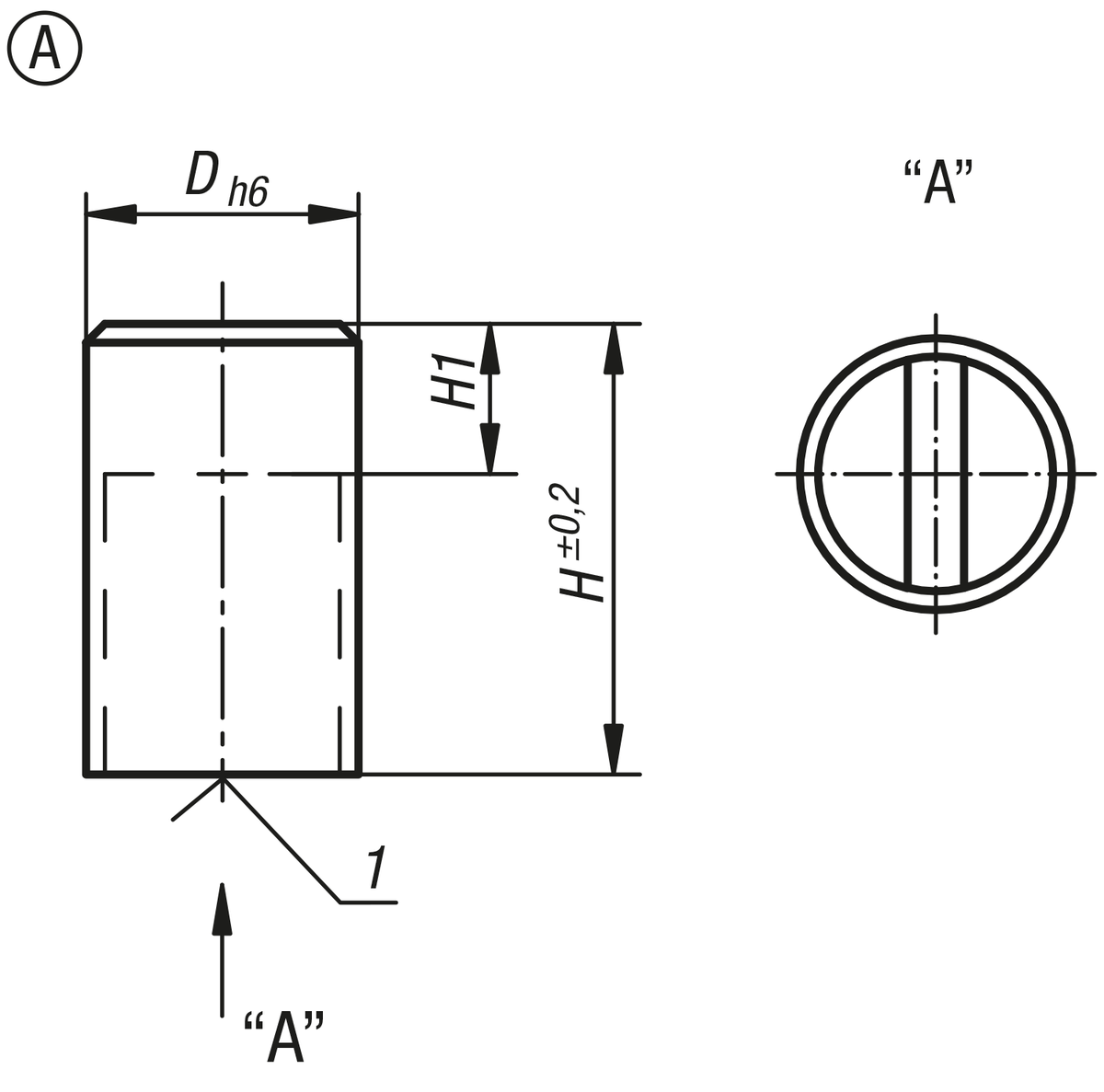 Magnete rund (Stabgreifer) aus SmCo, Form A