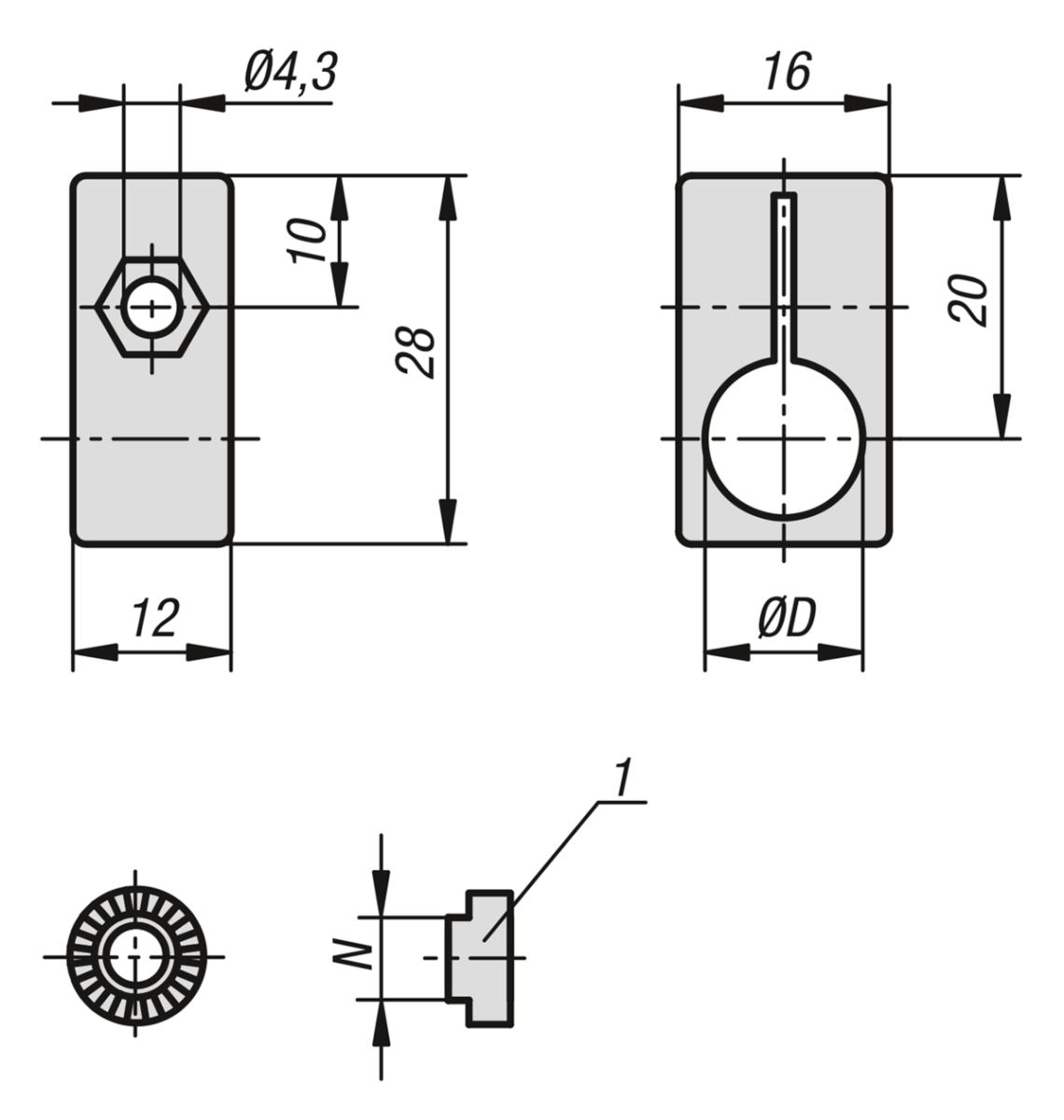 Sensorhalter